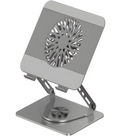 Resim DEANB 10-17.3” Magnetli Fanlı Laptop ve Tablet Standı | Carbon 360° Döner Mekanizma, MacBook Uyumlu 