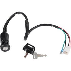 Resim Neevoyu Honda Fourtrax 250 Trx250 1985-1987 2x4 Atv İçin Plastik+metal Ateşleme Anahtar Kolu - Kolay Kurulum Siyah 