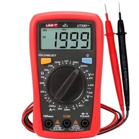 Resim Uni-T Unit UT33D+ 600V 10A Dijital Multimetre Ölçü Aleti 