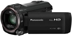 Resim Panasonic Full HD Video Kamera Kamera, 20X Optik Zoom, 1/2.3 İnç BSI Sensörü, HDR Yakalama, Wi-Fi Akıllı Telefon HC-V785 (Siyah) 