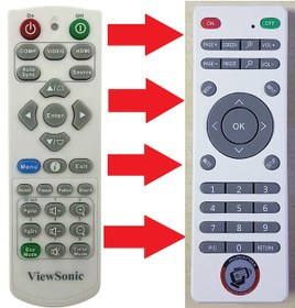 Resim Viewsonic Q-3101 A0001005 Projeksiyon Kumandası 