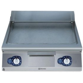 Resim Professional Düz Fırçalanmış Krom Kaplamalı Çelik Pişirme Yüzeyi İle Tam Modül Gazlı Izgara, Yatay, Termostatik Kontrol, Kazıyıcı Dahil E9IINAAOMEA 