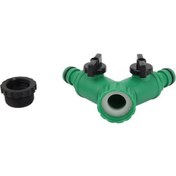 Resim Besthome1 Abs Materyal Su Ayırıcı, İkiye Bölünen Su Dağıtıcı, Yıkama Makinesi Ve Bahçe İçin, Toplu Kapaklı, Kolay Kurulumlu 