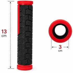 Resim Bisiklet Elcik Kaydırmaz Kauçuk 13cm X 3cm Bisiklet Gidon Elciği 