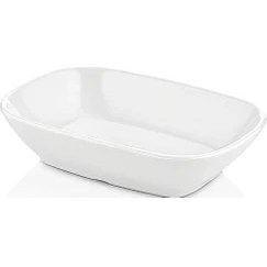 Resim Melamin Kare Kayık Tabak 14 Cm (12 Adet) 