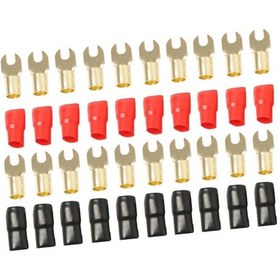 Resim Suntek 10 Çift 8 Awg Araba Ses Güç Topraklama Kablosu 