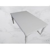 Resim Orta Sehpa Demonte Torna-Retro Kayın Ince Torna Ayrılabilir Ayak 