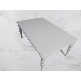 Resim Orta Sehpa Demonte Torna-Retro Kayın Ince Torna Ayrılabilir Ayak 