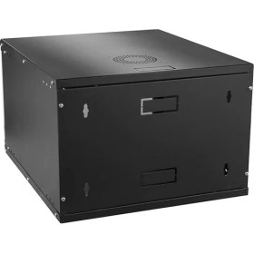 Resim Duvar Tipi Soft Serisi Network Server Kabinet, 600MM Derinlik, Server Rack Kabinet Muhafazası, 4mm Temperli Darbelere Karşı Dayanıklı Ön Cam Panel, It Ekipmanları Muhafaza Kabini 