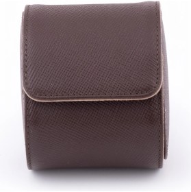 Resim Onywatch Doğal Deri Tekli Saat Kutusu Saat Rollu Watch Box Saat Saklama Kutusu Saat Koleksiyon Kutusu Saat Kutuları 