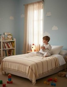 Resim Doğal Pamuk Pike Koltuk Örtüsü 280X300, Oxyteez280300evtkstlyeni20000 