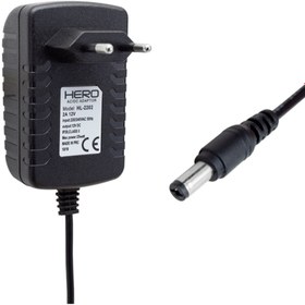 Resim OEM Pm-4531 - 12 Volt - 2 Amper Plastik Kasa Priz Tipi Adaptör 5.5*2.5 Uç * Mini Cihaz Adaptörü 