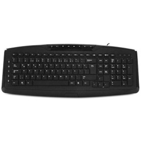 Resim EVEREST KB-920 Q Türkçe USB Multimedya Full Boy Q Ofis 14 Siyah Klavye 