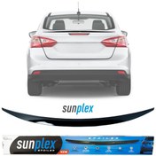 Resim Sunplex Ford Focus 3 Bagaj Üstü Spoiler Piano Black 