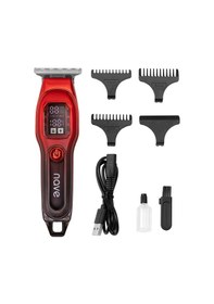 Resim Nave Bq-02 T Bıçaklı Şarjlı Tıraş Makinesi Led Ekranlı, Profesyonel Sakal & Saç Kesim 1 - 2 Saat 
