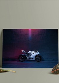 Resim Metal Baskı Parlak Duvar Tablosu - Ducati Motor 