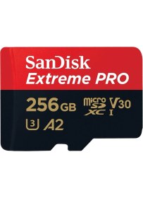 Resim Braventa Collection 256 GB Extreme Pro Microsdxc Kartı + Sd Adaptörü + Rescuepro Deluxe, 200 Mb/sn'ye Kadar, A2 App Perf 