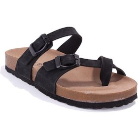Resim Fly Soft S042031 Siyah Günlük Ortopedik Permak Arası Kadın Spor Terlik Siyah 