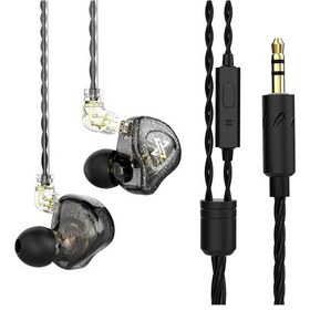 Resim Lemestar Qkz Ak6 Max 3.5mm Kablolu Kulaklık: Çıkarılabilir Kablo, Spor Tasarım, Mikrofonl 