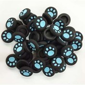 Resim Samdoo Ps5/switch Pro/ps4/xbox One/360 Oyun Konsolu Kedi Parmaklıklı Joystick Kapağı - Mavi Silikon Koruyucu Kapa 