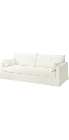 Resim IKEA Beyaz Rahat Kanepe - 3'lü Kanepe 