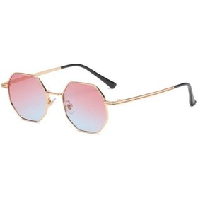 Resim Dawndesslo Marka Tasarım Retro Poligon Metal Güneş Gözlüğü, Uv400 Koruma, Sürüş Ve Seyahat İçinblack51gri Gri 