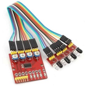 Resim Genel Markalar 4 Kanal Çizgi İzleyen Sensör Modülü Seti 