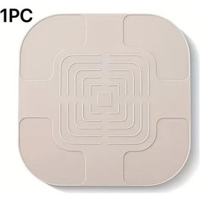 Resim Dashanshop Off White Silikon Isıya Dayanıklı Fritöz Matı Kaymaz Ve Yeniden Kullanılabilir 