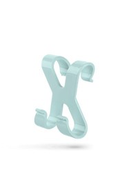 Resim Çokuygunuz 2 Kancalı Plastik Banyo Havlu Bornoz Pantolon Kıyafet Askısı Askı 