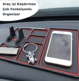 Resim Hibana Araç Içi Kaydırmaz Torpido Organizeri Sihirli Ped Torpido Kaydırmaz Ped 