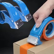 Resim Ağır Hizmet Tipi Keskin Kesme Uçlu Metal Bant Dispenseri - Paketleme, Ofis ve Ev Kullanımı İçin Endüstriyel Güçlü Yapışkan Bant Tabancası 