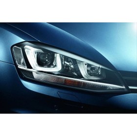 Resim Drs Tuning Volkswagen Golf Uyumlu 7 U Led Far Silver Haraketli Sinyal -(uzun Kısa Led Aydınlatmalar Farın Içind 