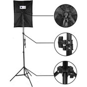 Resim Softbox 50X70CM Youtuber Video Kit Sürekli Video Işık Pro LED Lambalı Yüksek Kalite 