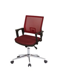 Resim Uzayofismobilyaları Uzay Ofis Ada Çalışma Koltuğu - Bordo 