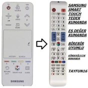 Resim Samsung ile uyumlu AKILLI KUMANDA AA59-00775A BEYAZ AA59-00774A – YEDEK KUMANDASI 