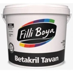 Resim Filli Boya Betakril Tavan Boyası 10 kg İç Mekan Kullanımı için Beyaz Renk 
