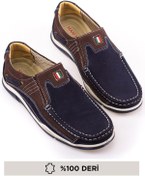 Resim maximoda Hakiki Deri Lacivert Erkek Casual Ayakkabı PRA-148166-014648 