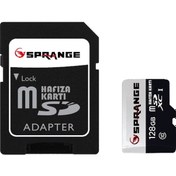 Resim Sprange 128 GB Micro SDXC UHS-3 Up To 100 MB/S Class 10 4K Video Hafıza Kartı 