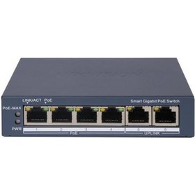 Resim Ds-3e1506p-eı Smart Managed Eı Gigabit 4 Port Gigabit High Power Smart Poe Switch Smart Managed Cloud Management 