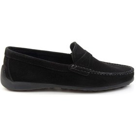 Resim Bambi Siyah Leather Erkek Loafer Ayakkabı E01557255502 Siyah 