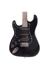 Resim Angel Aeg111lh-bk Solak Elektro Gitar Siyah Sol El Kullanımı İçin Özel Strat Model 