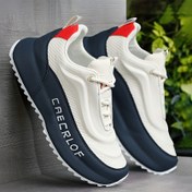 Resim Erkekler için Trend Renk Bloklu Sneakerlar, Rahat Kaymaz Bağcıklı Günlük Ayakkabılar Erkeklerin Dış Aktiviteleri İçin 