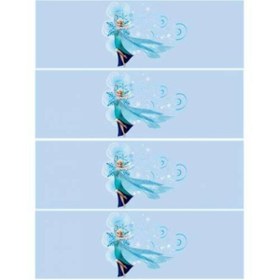 Resim Yenilebilir Kağıt Wafer paper For Elsa Pasta Yan Duvar Dekoru Şekerli Kağıt Yenilebilir Kağıt Üzerine Pasta Dekor Baskısı 