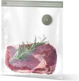 Resim Electrolux EVFK1 Vakum Makinesi ve 10 Adet Vakum Torbası Seti | Gıda Saklama Vakum Pompası | Sous Vide Uyumlu, BPA İçermez, Tek Tuşla Kullanım | Uzun Süre Tazelik Koruma 