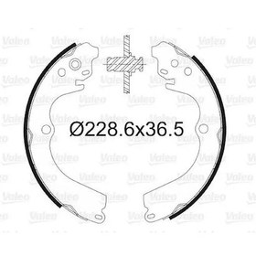 Resim Subaru Impreza Arka Fren Balatasi 1998-2007 Valeo 562611 
