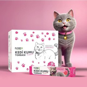 Resim Florex Kedi Kumu Torbası Pudra Kokulu 7'li Paket 