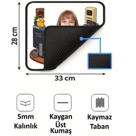 Resim Kişiye Özel Karikatürlü Fotoğraflı 33x28 Cm Mousepad Kaymaz Taban Rahat Konforlu Mouse Pad2 