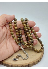 Resim Yeşil Sandal Ağacı 99luk Tesbih 8mm 56534 Çok Renkli 