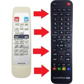 Resim Sharp XR10S - XR-10S - XR10X - XR-10X Projeksiyon Kumandası 