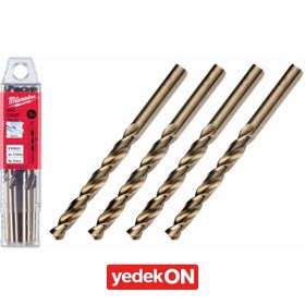 Resim Mılwaukee Metal Matkap Ucu Hss-g Co(Altın Seri)4,5x 80mm 10lu T49323733410 10'lu 